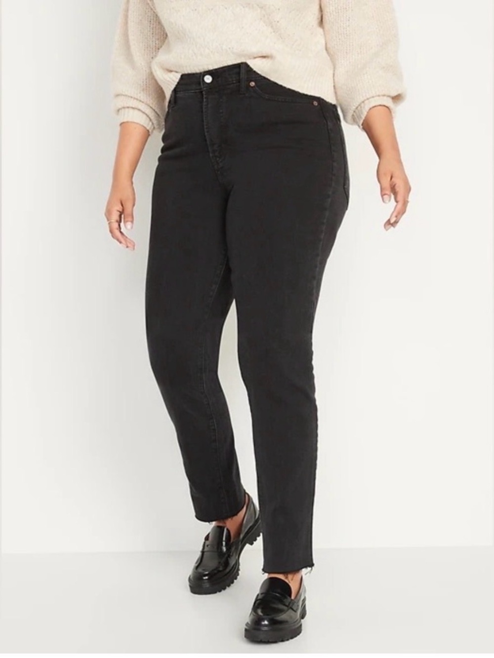 NEW Old Navy High-Waisted OG Straight Cut-Off Ankle Jeans Women’s size 20